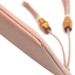 Calfskin Bamboo Clutch