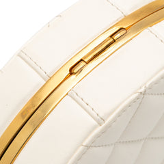 CC Quilted Lambskin Frame Vanity Case