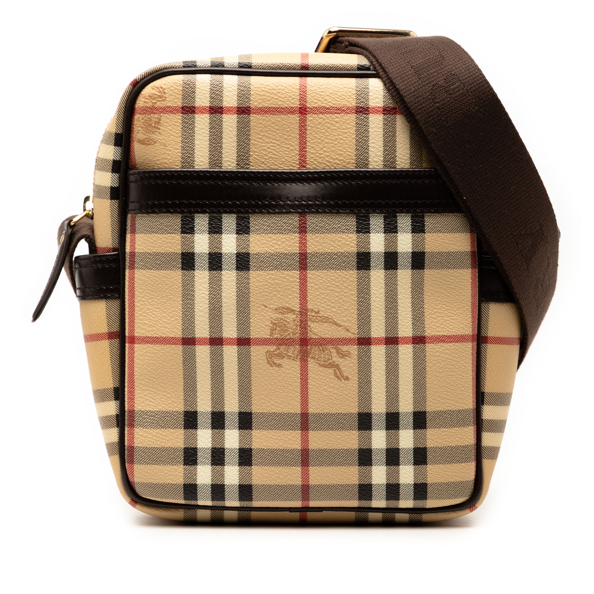 Haymarket Check Coated Canvas Crossbody