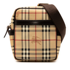 Haymarket Check Coated Canvas Crossbody