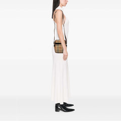 Haymarket Check Coated Canvas Crossbody