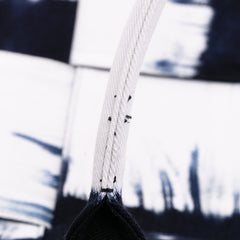 Large Denim Intrecciato Tie Dye Arco Tote