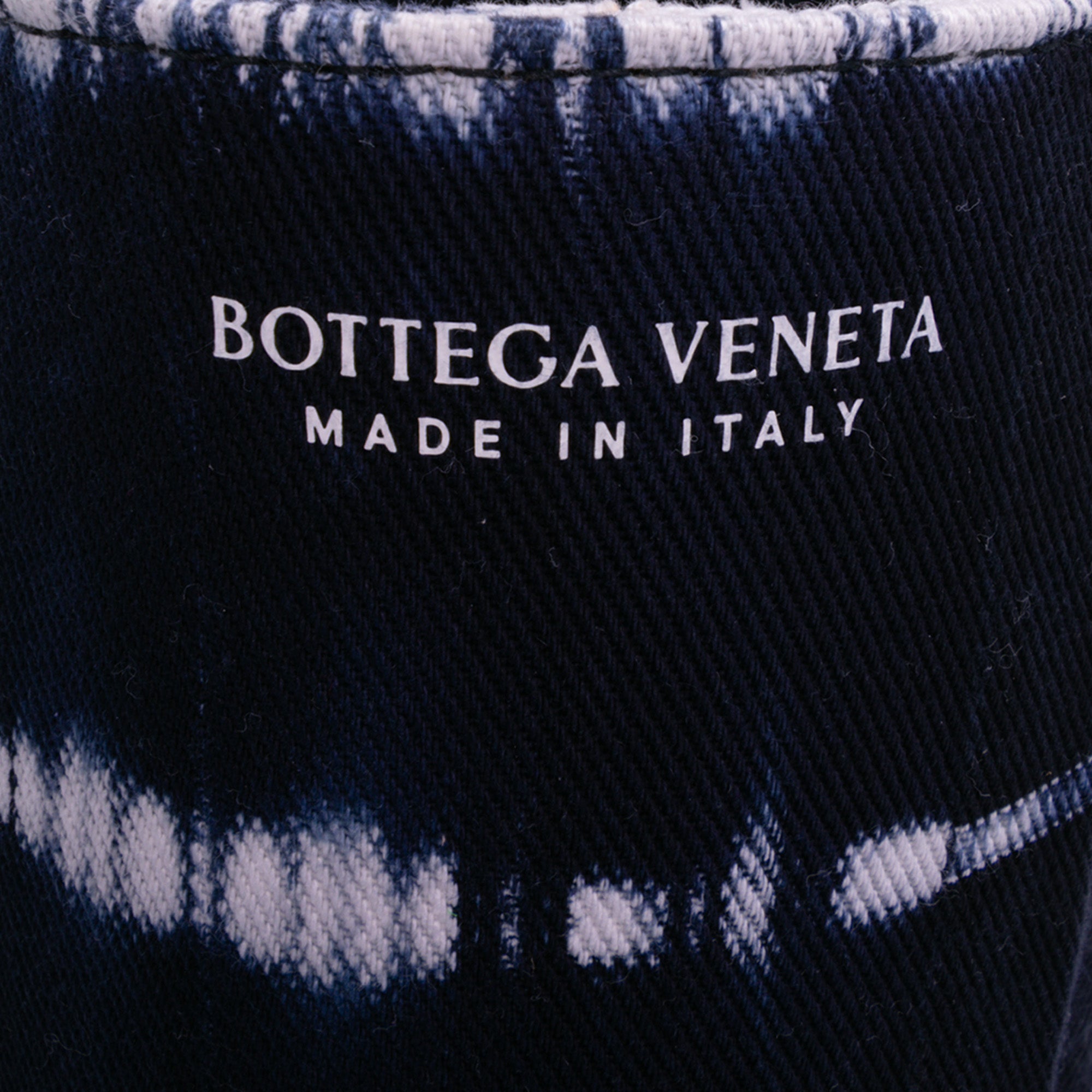 Large Denim Intrecciato Tie Dye Arco Tote