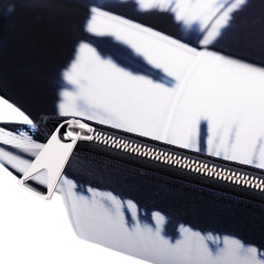 Large Denim Intrecciato Tie Dye Arco Tote