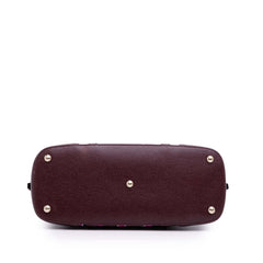Small Leather Heartbeat Nice Dome Satchel