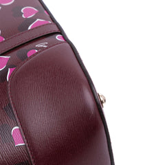 Small Leather Heartbeat Nice Dome Satchel
