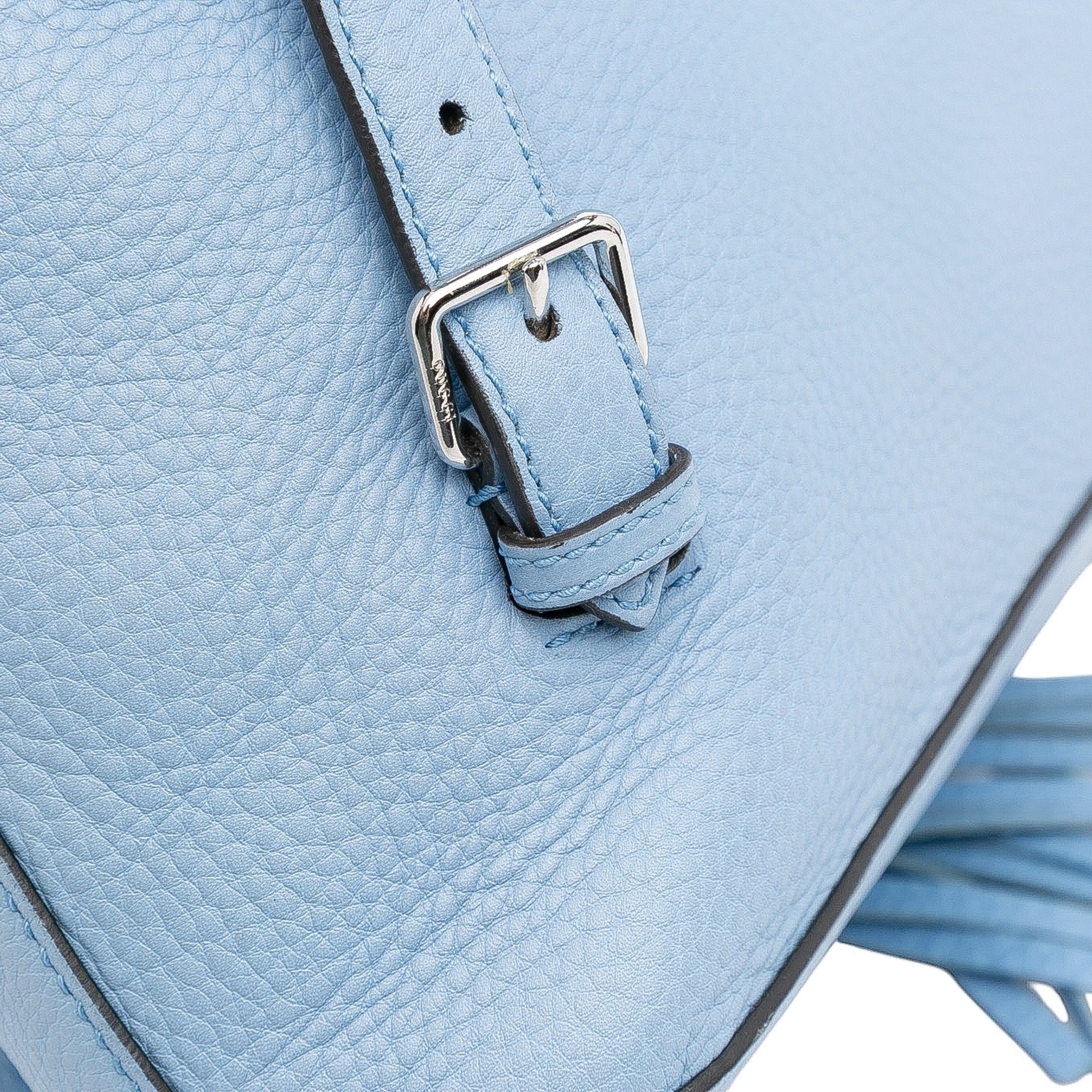 Leather Bamboo Tassel Backpack