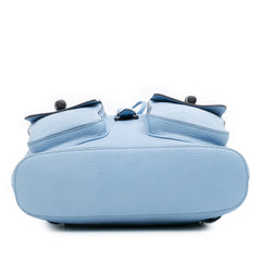 Leather Bamboo Tassel Backpack