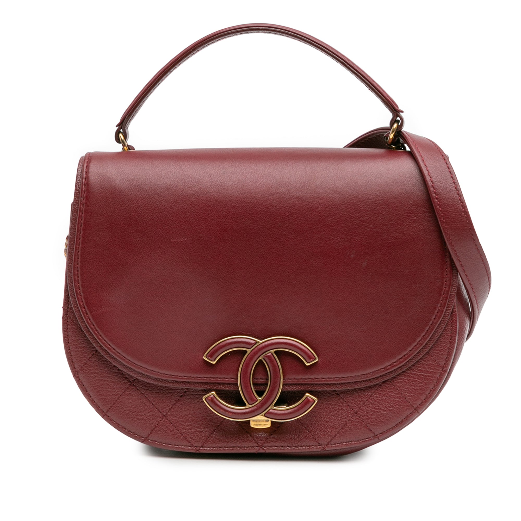 Small Calfskin Coco Curve Flap