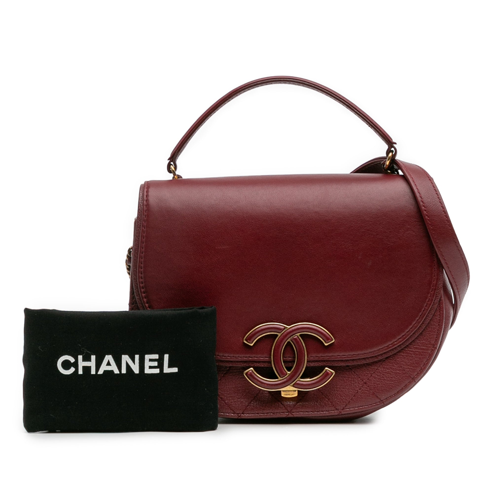 Small Calfskin Coco Curve Flap
