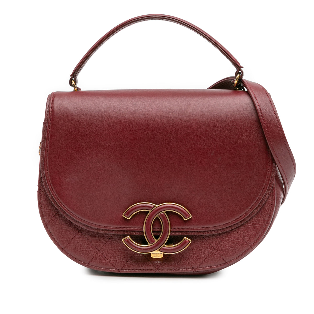Small Calfskin Coco Curve Flap