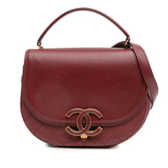 Small Calfskin Coco Curve Flap