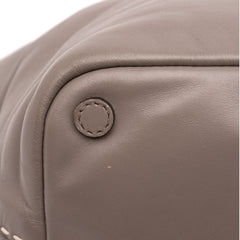 City Calf Hand Stitched Zip Tote