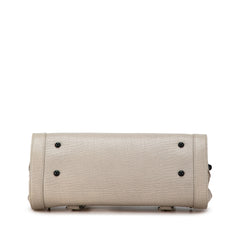 Leather Bamboo Bullet Shoulder Bag