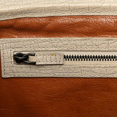 Leather Bamboo Bullet Shoulder Bag