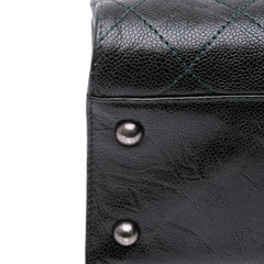 CC Quilted Crumpled Caviar Crave Tote