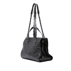 CC Quilted Crumpled Caviar Crave Tote