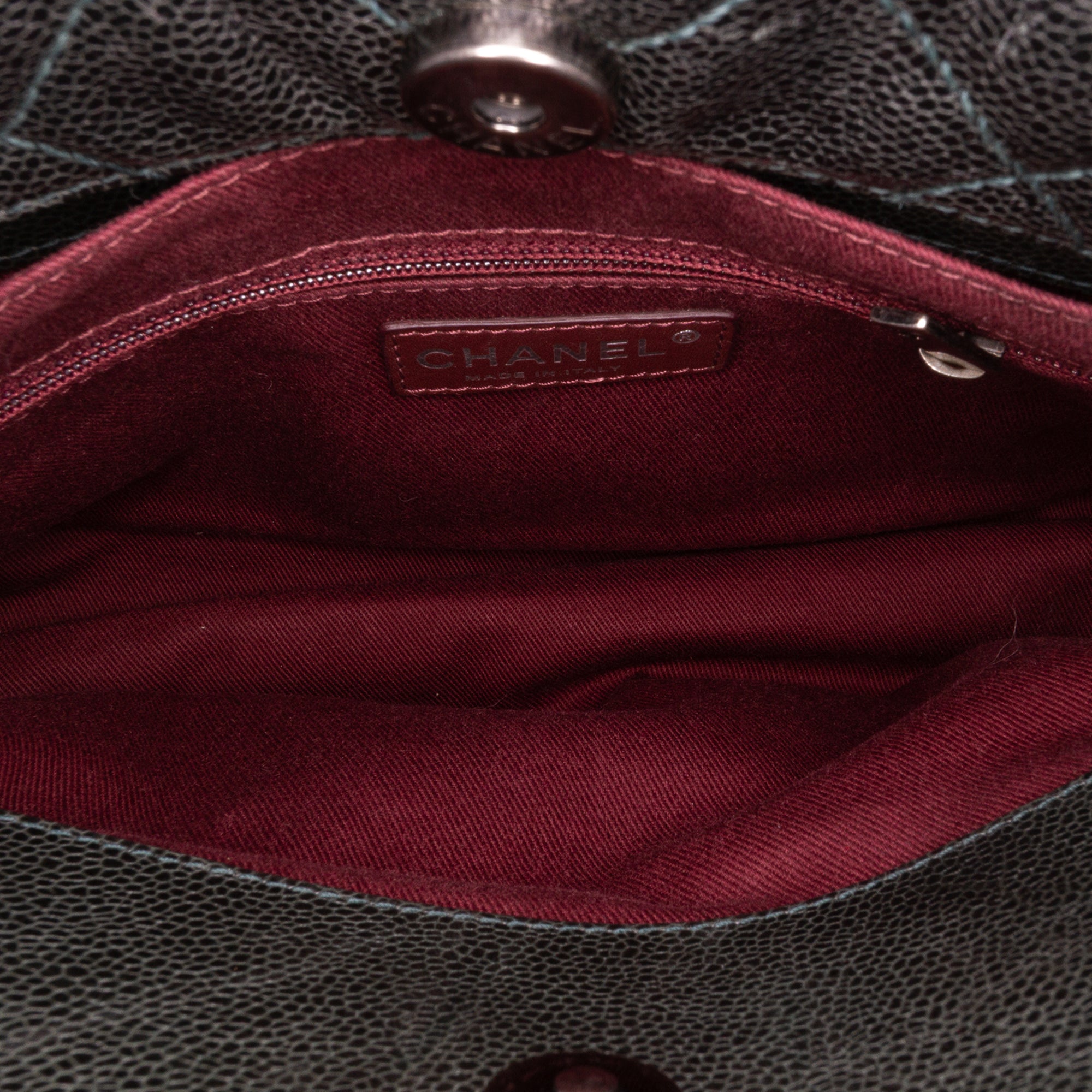 CC Quilted Crumpled Caviar Crave Tote