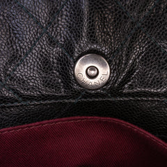 CC Quilted Crumpled Caviar Crave Tote