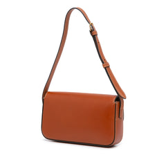 Triomphe Leather Claude Shoulder Bag