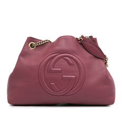 Medium Leather Soho Chain Tote