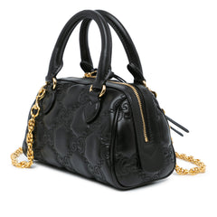 Mini Leather GG Matelasse Marmont Satchel