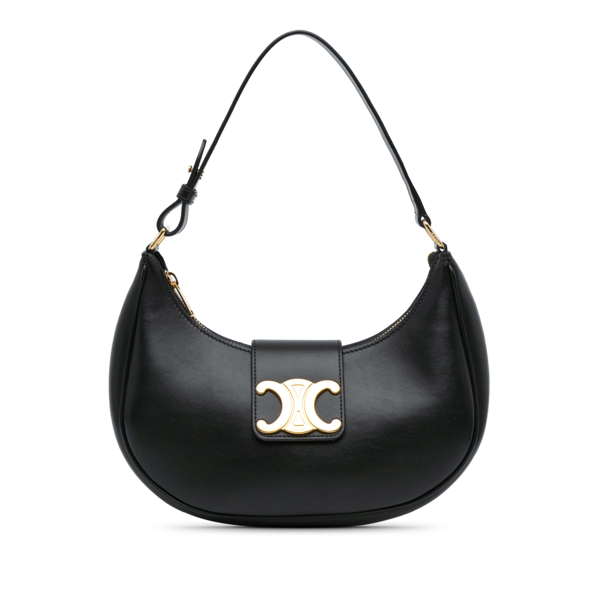 Medium Triomphe Leather Ava Shoulder Bag