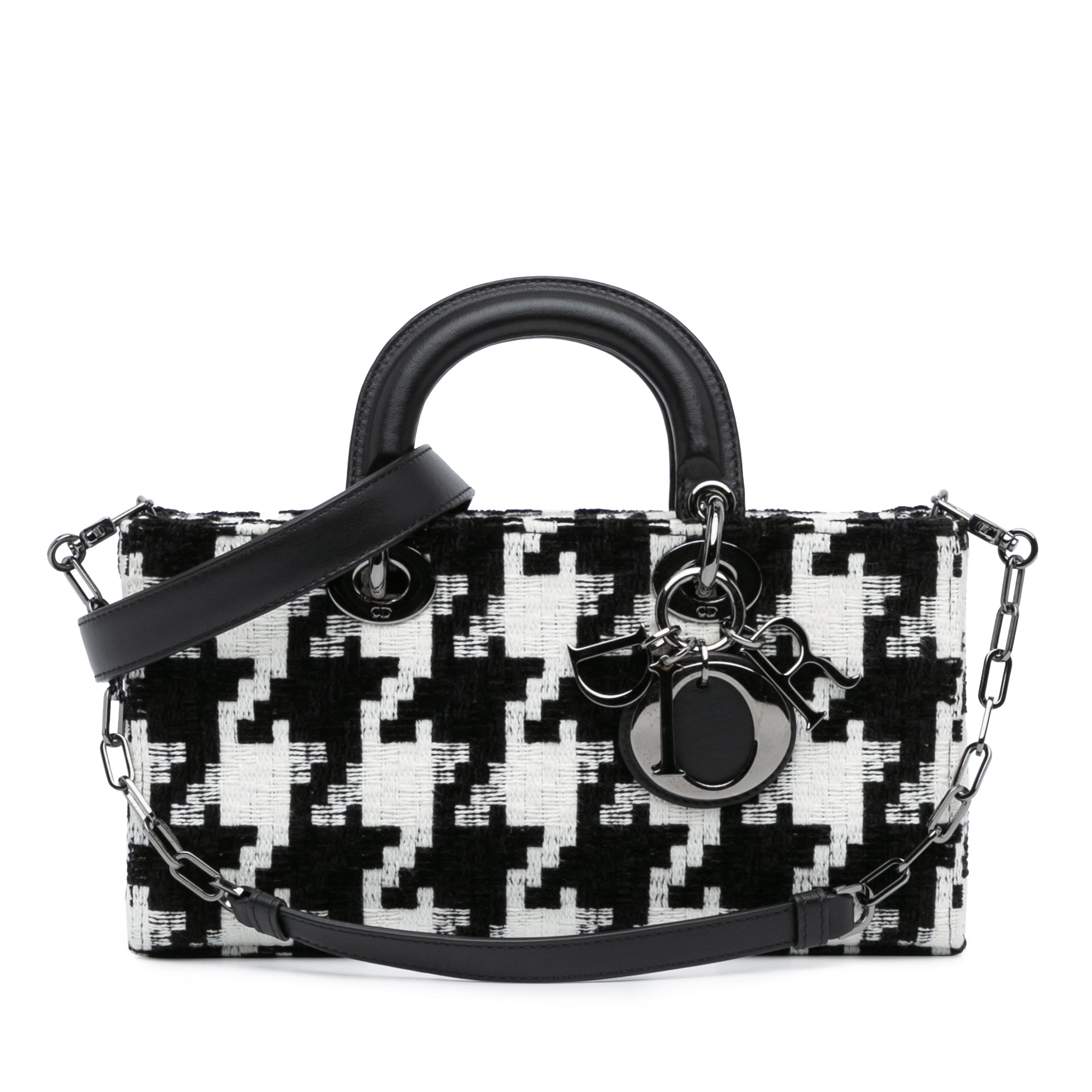 Medium Canvas Macro Houndstooth Lady D Joy