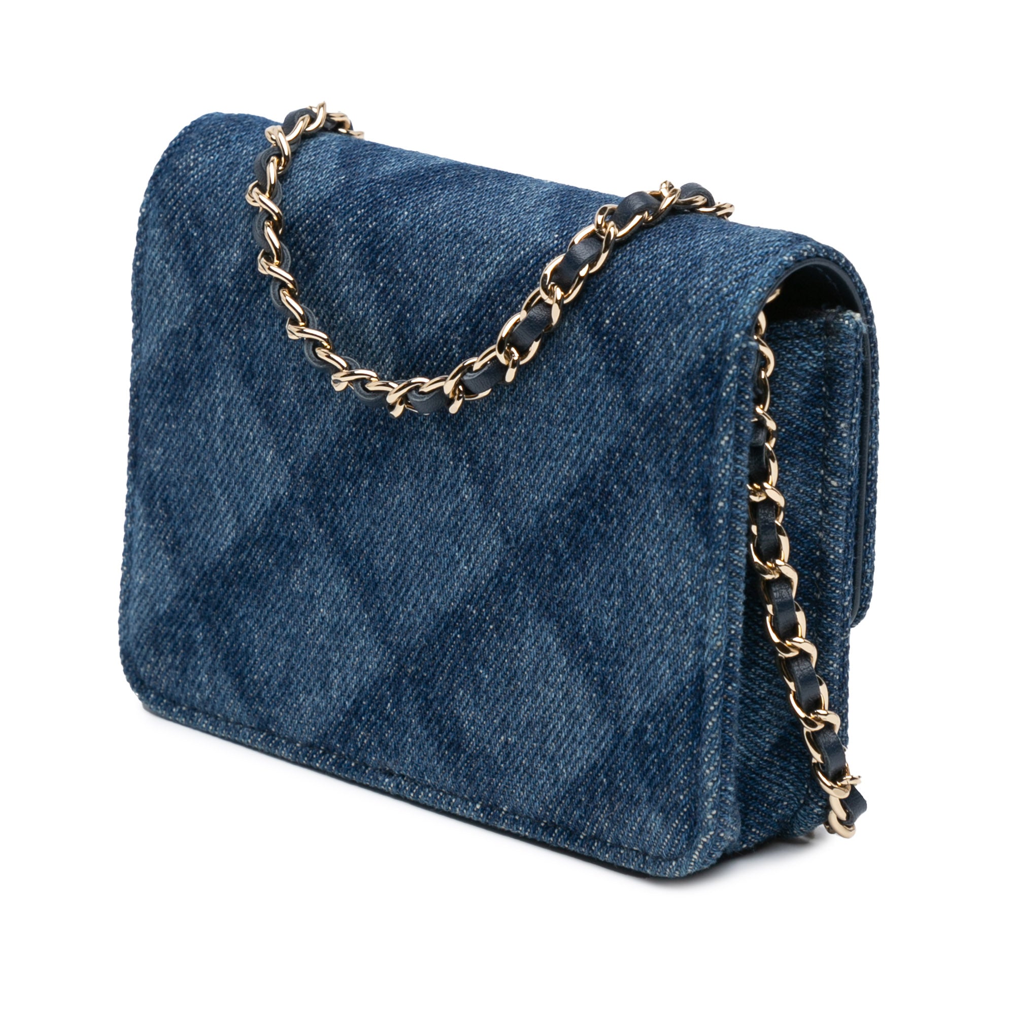 Denim Printed Belt Bag