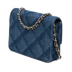 Denim Printed Belt Bag