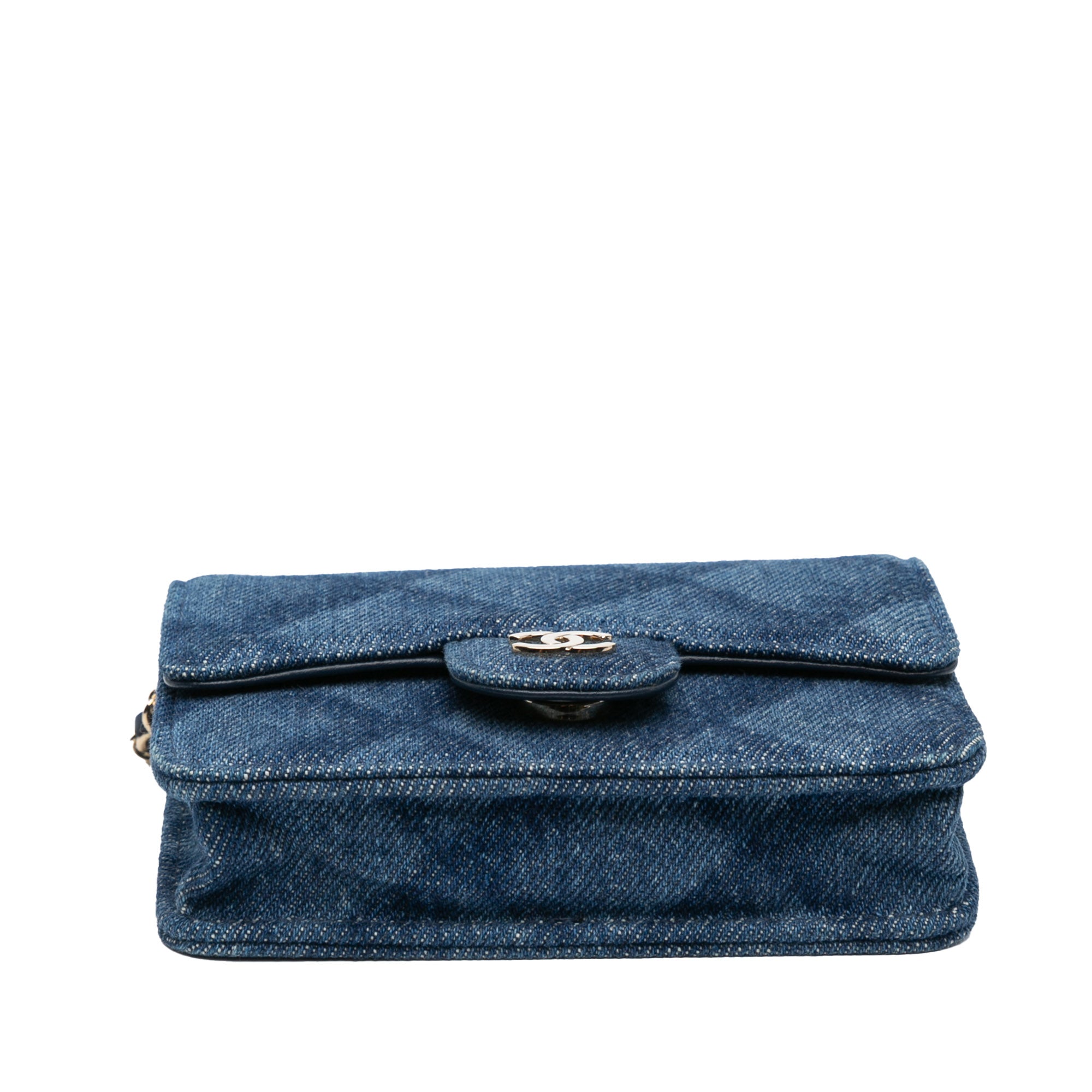 Denim Printed Belt Bag