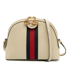 Small Leather Ophidia Dome Crossbody