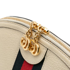 Small Leather Ophidia Dome Crossbody