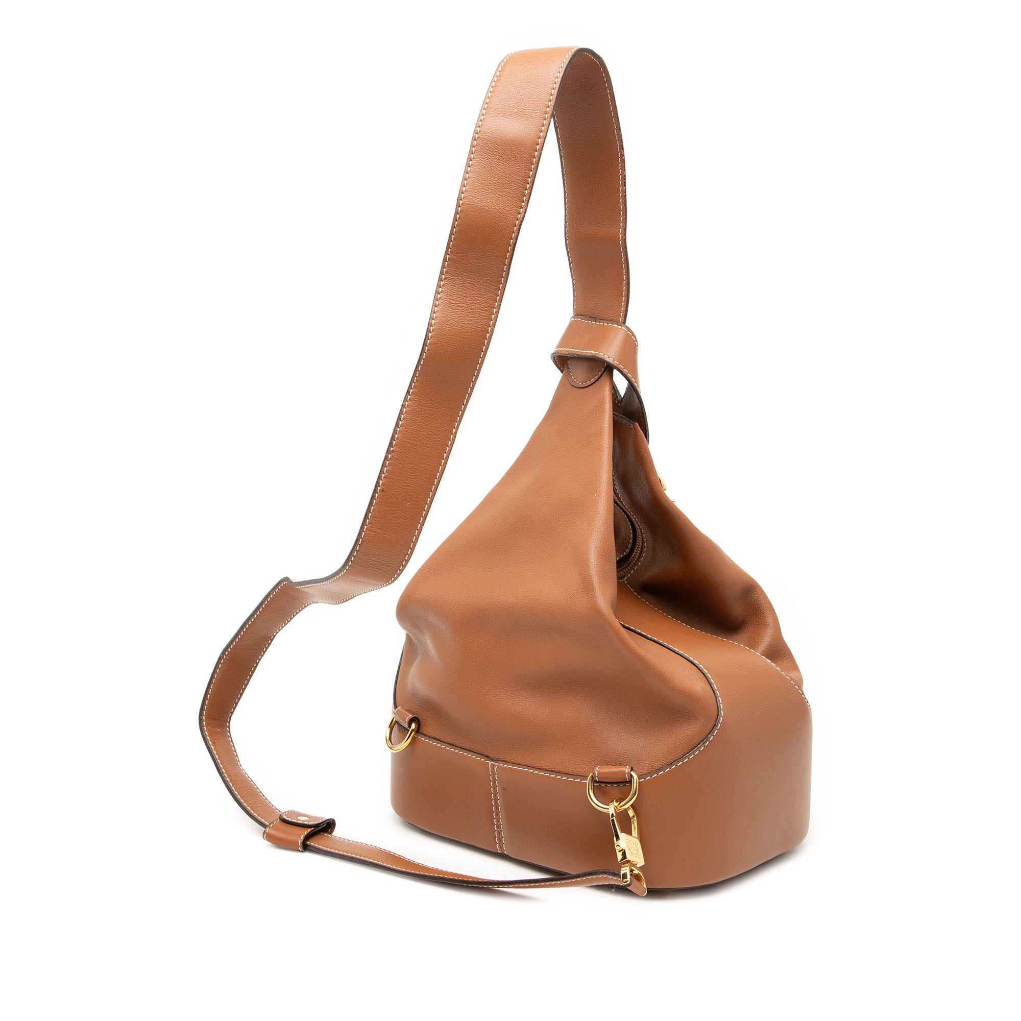 Leather Anton Triangle Backpack