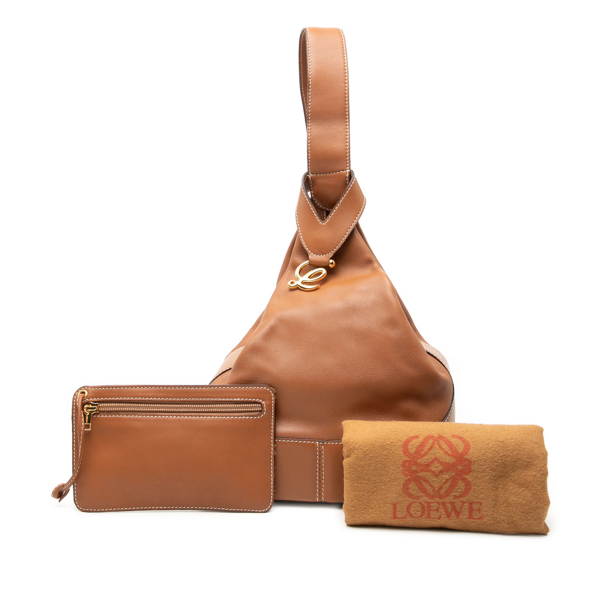 Leather Anton Triangle Backpack