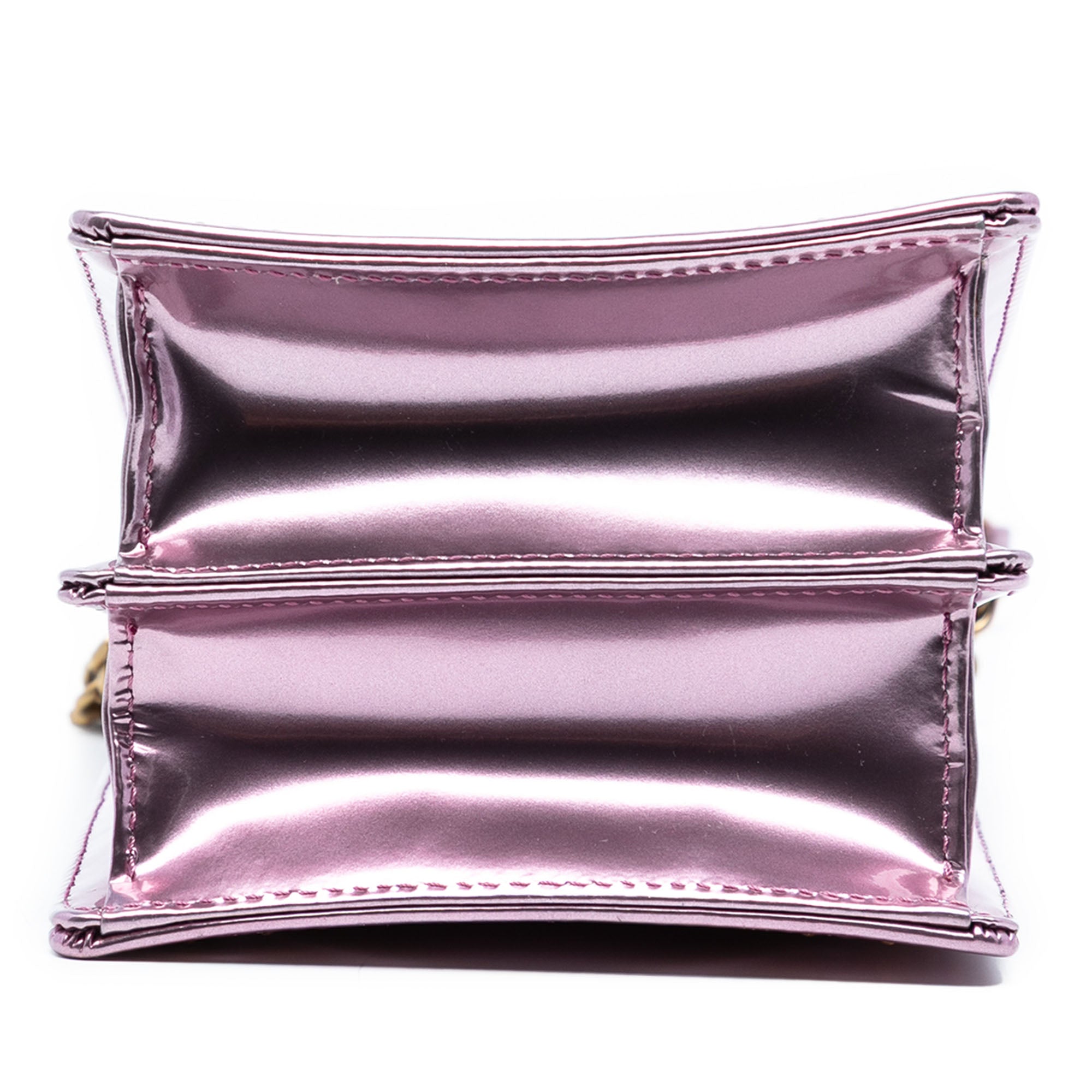 Metallic Studded Calfskin Vertical Diorama