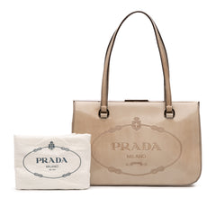 Spazzolato Logo Frame Shoulder Bag