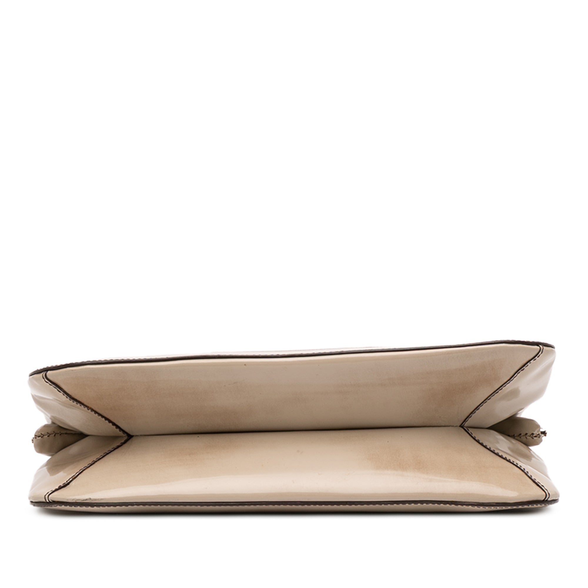 Spazzolato Logo Frame Shoulder Bag