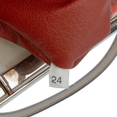 Spazzolato Logo Frame Shoulder Bag