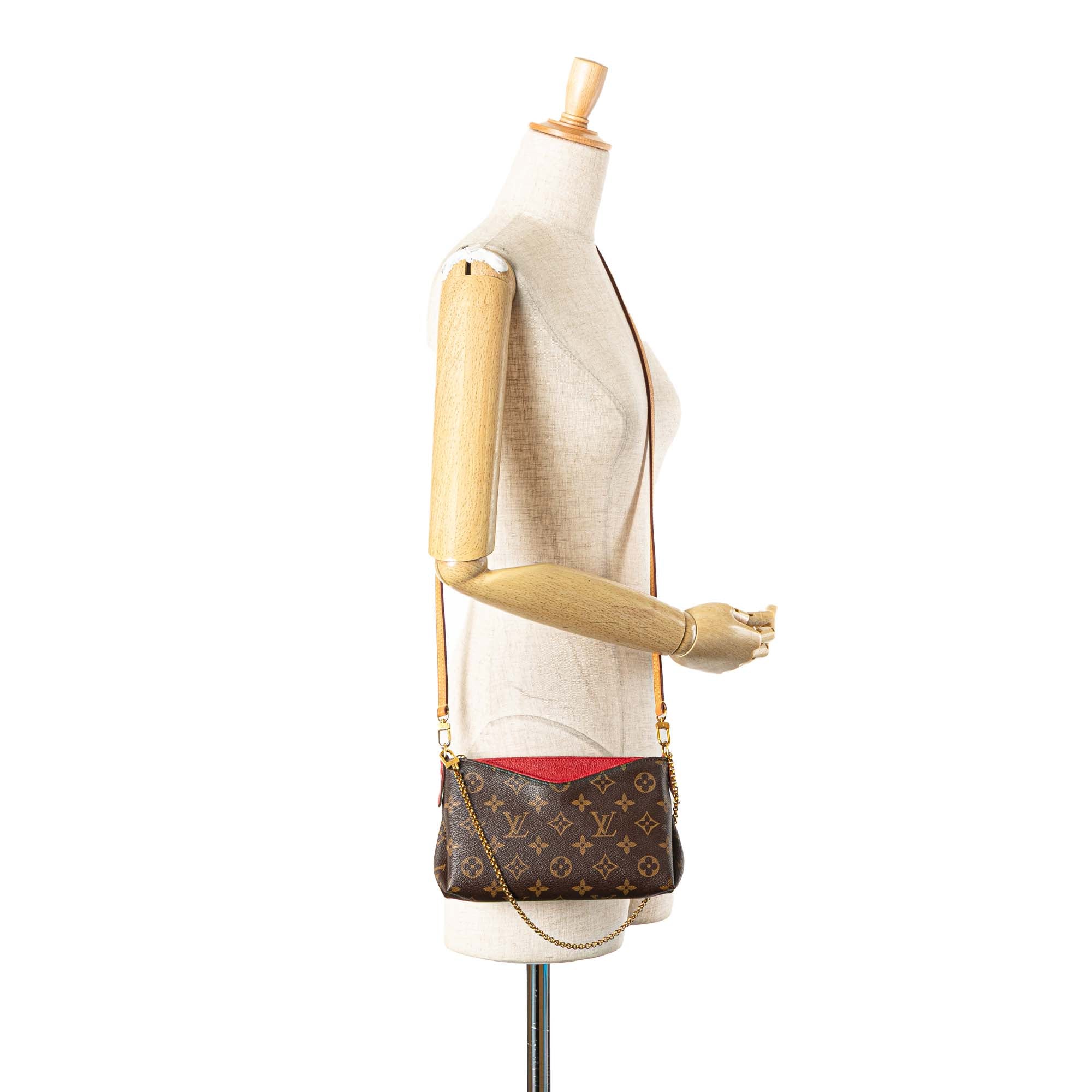 Monogram Pallas Clutch