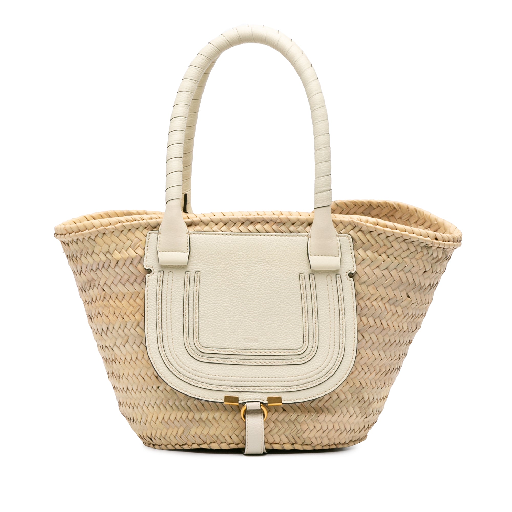 Medium Raffia Marcie Basket Tote