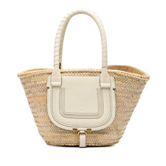 Medium Raffia Marcie Basket Tote