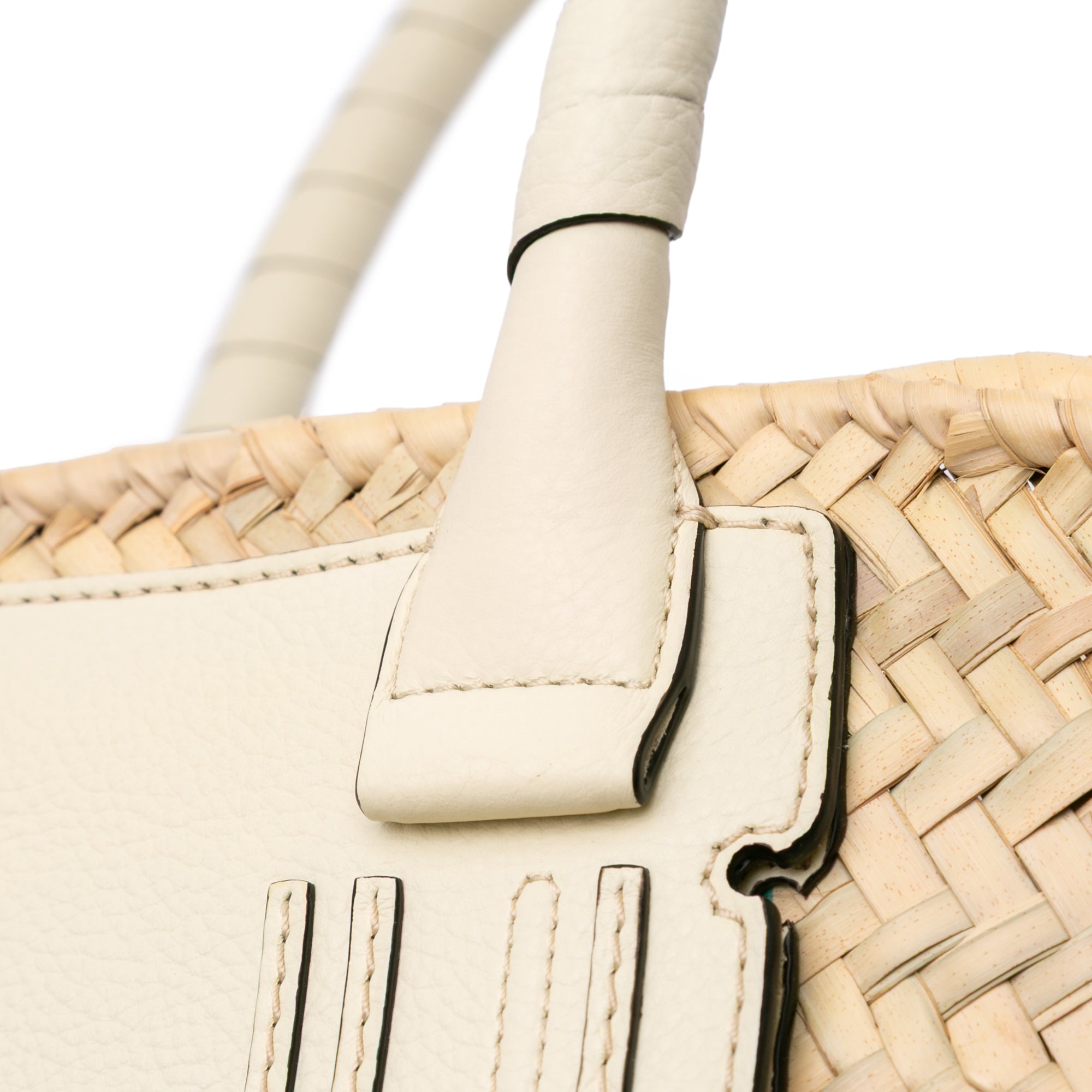 Medium Raffia Marcie Basket Tote