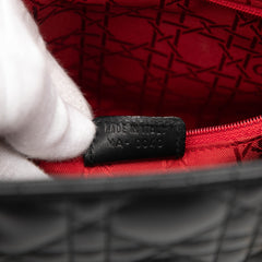 Large Lambskin Cannage Lady Dior