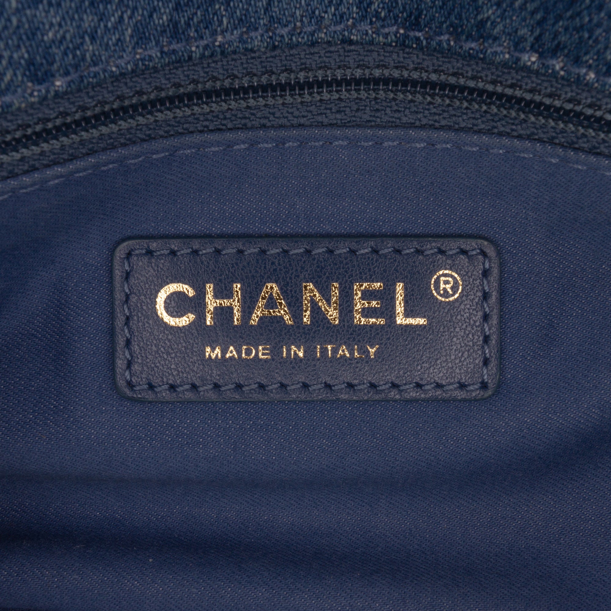 Mini Rectangular Quilted Denim Mood Flap