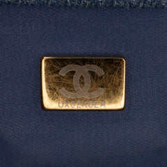 Mini Rectangular Quilted Denim Mood Flap