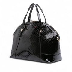 Large Microguccissima Patent Dome Satchel