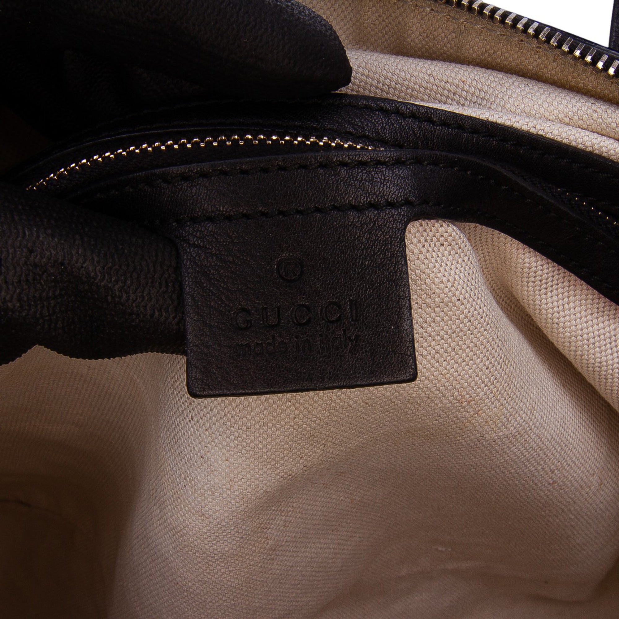 Large Microguccissima Patent Dome Satchel