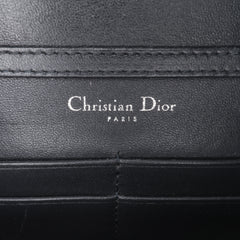 Metallic Patent Microcannage Diorama Wallet on Chain