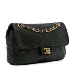 CC Quilted Lambskin Single Flap